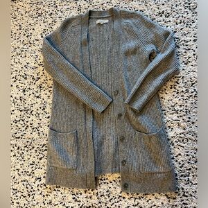 LOFT grey cardigan.